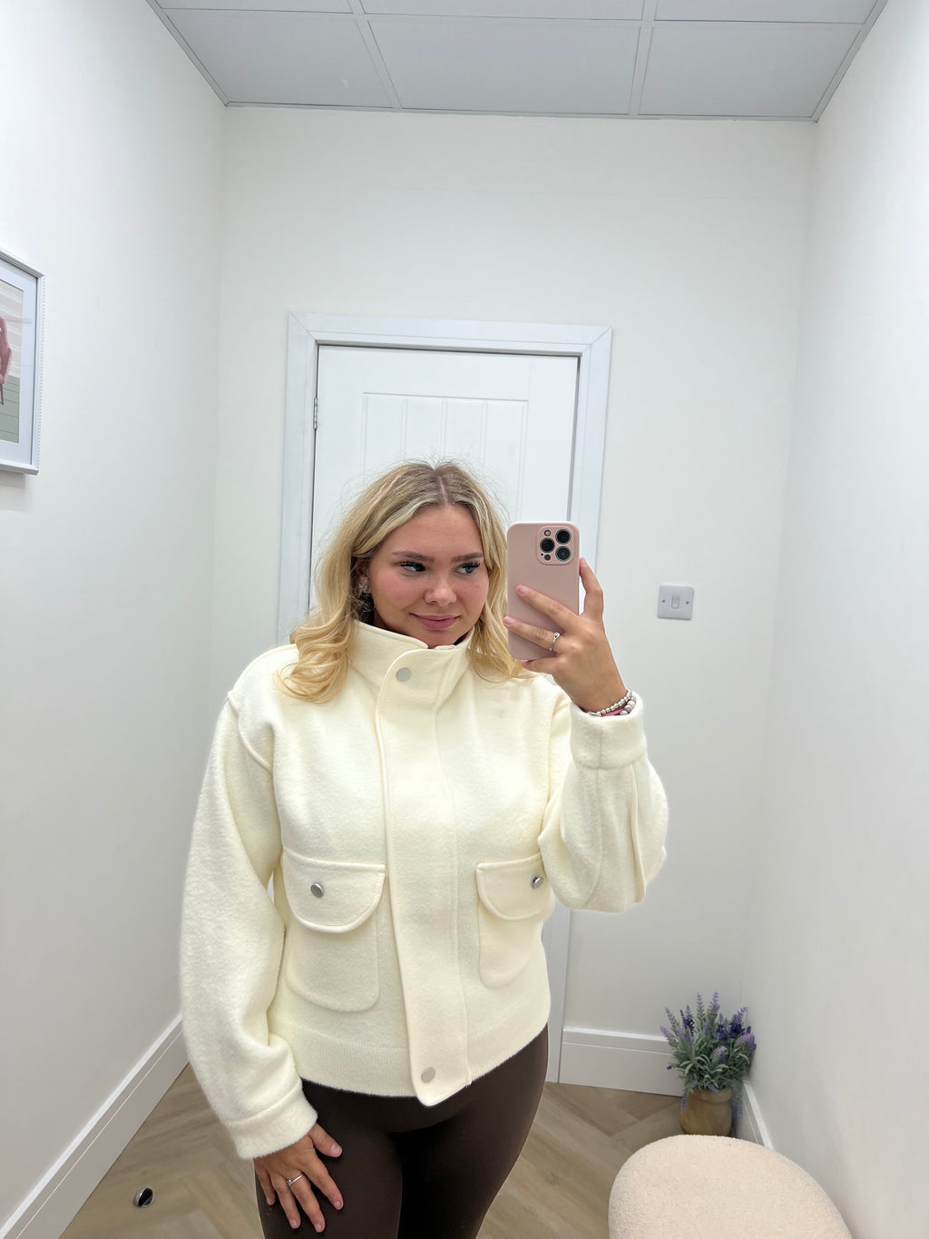 Nikki Utility Zip Knit Bomber