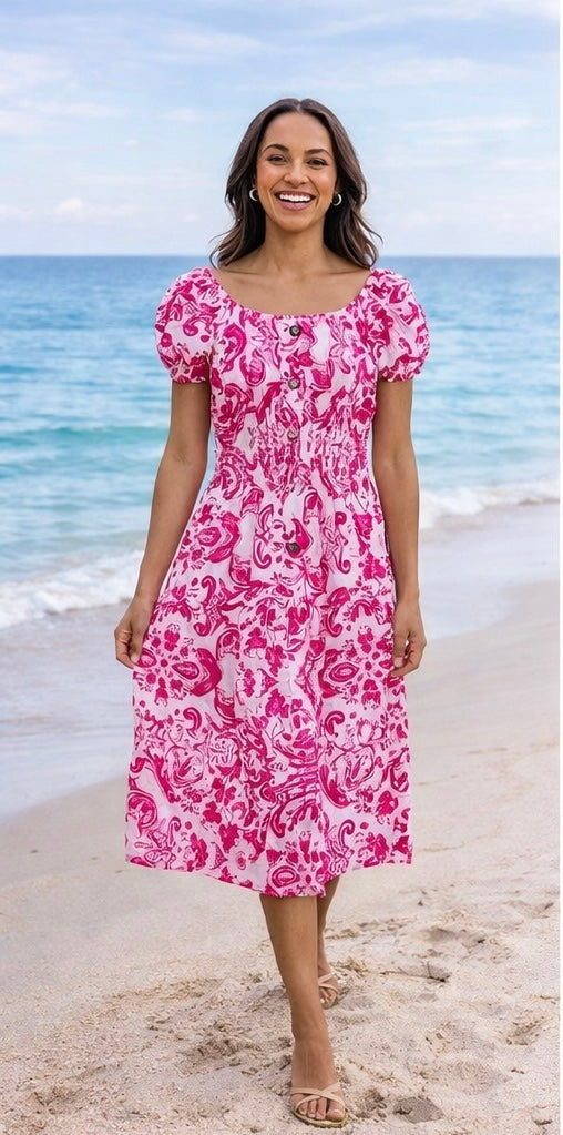 Baroque Magic Midi Dress