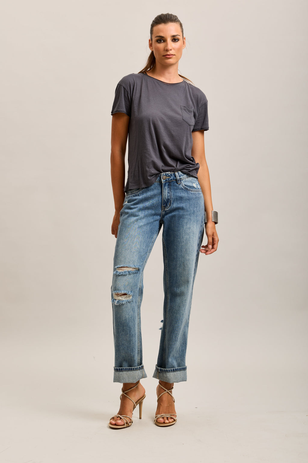 TOXIK3 WORN STRETCH STRAIGHT JEAN PANTS