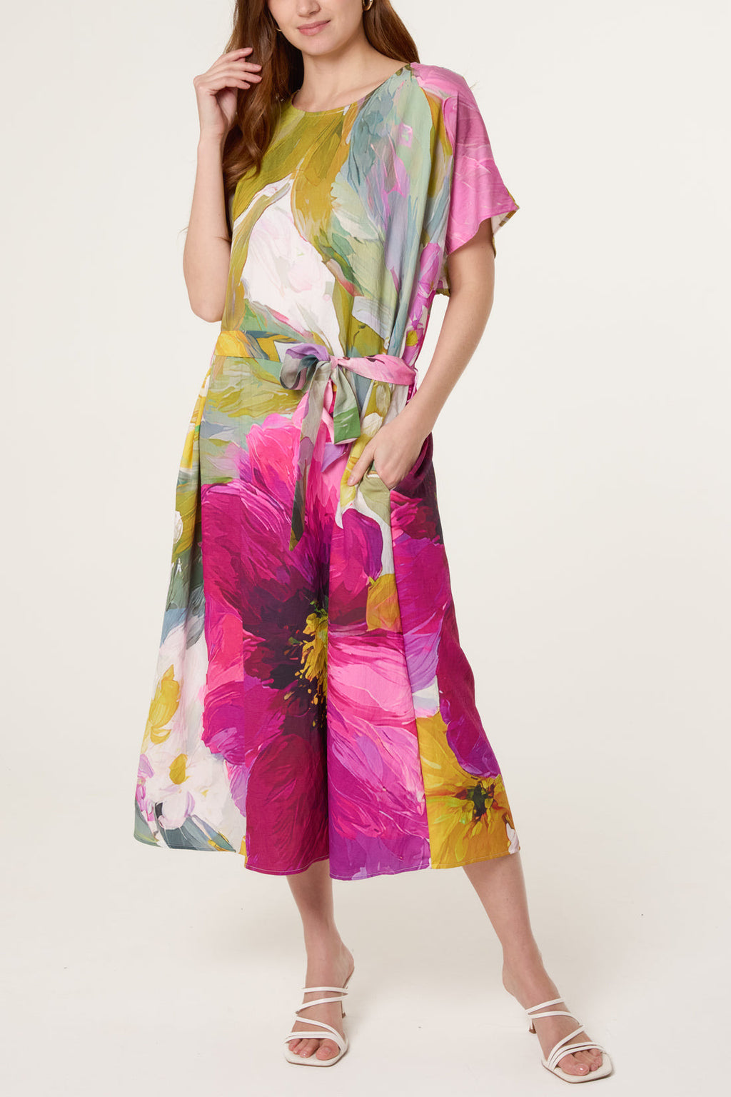 The Lilia Watercolour Relaxed Fit Dress