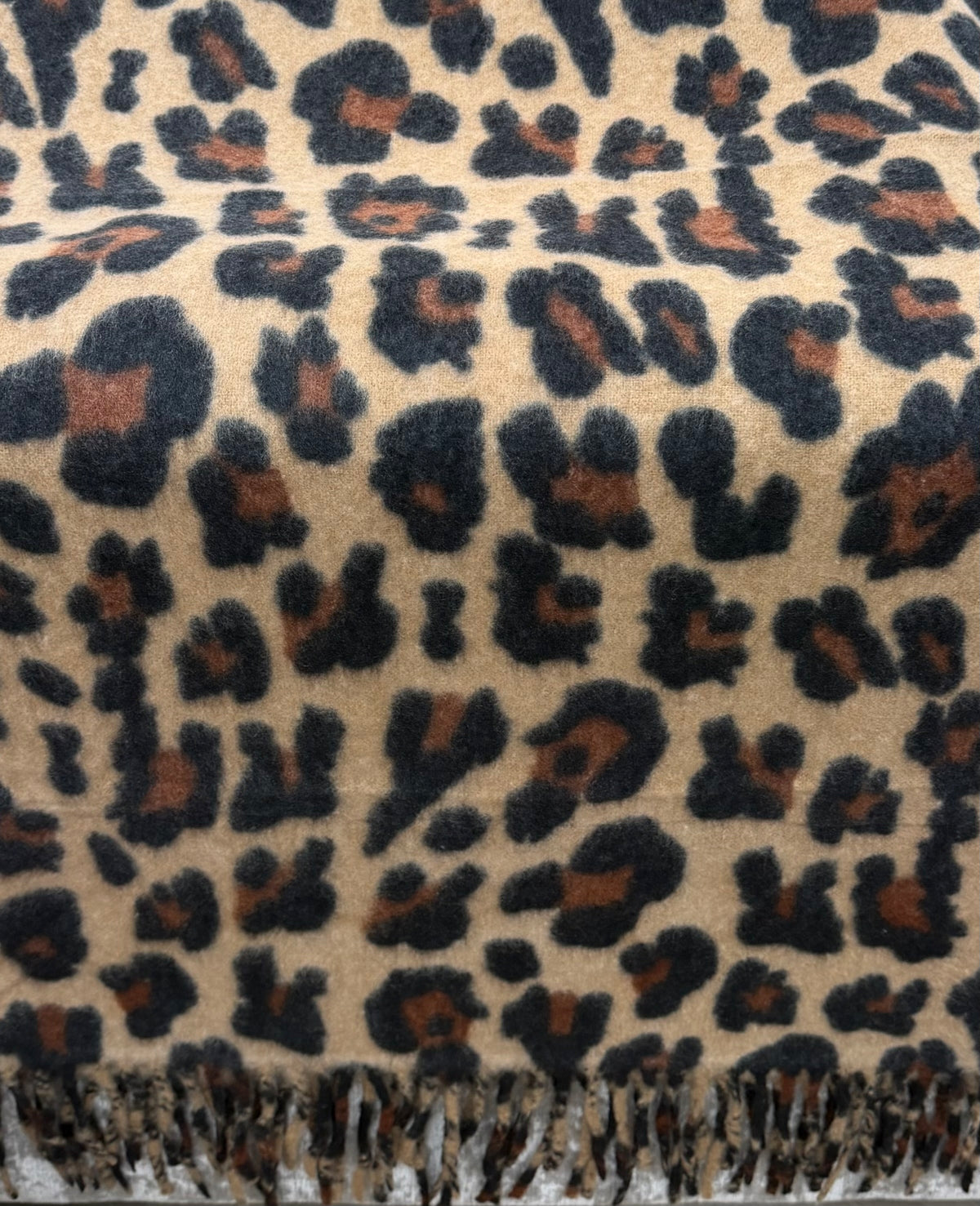 Chunky Leopard Scarf
