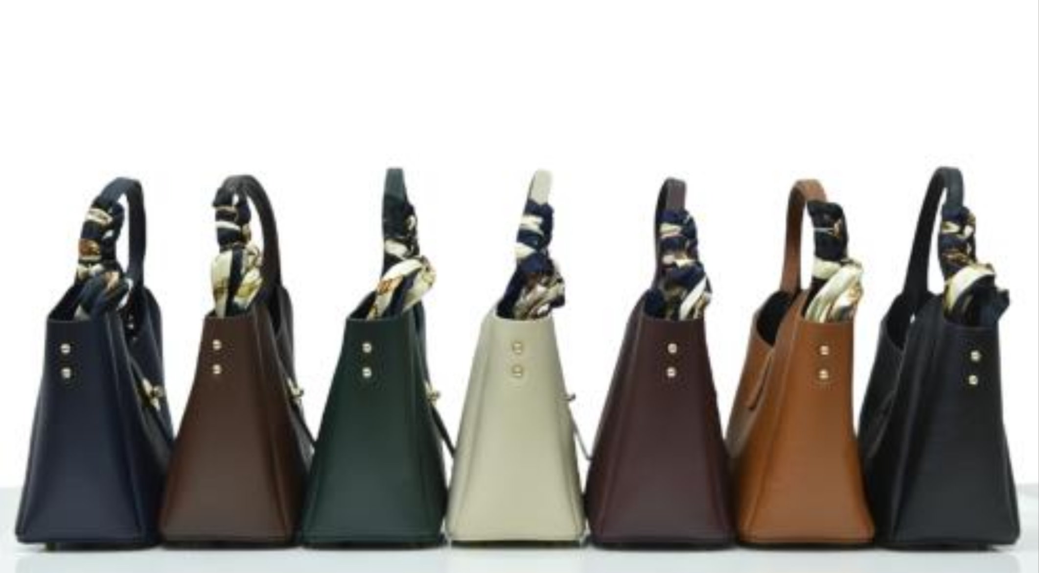 The Tilly Scarf-Italian Structured Leather Handbag