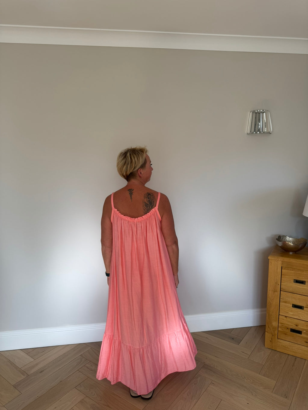 Luna Tier Midi Dress