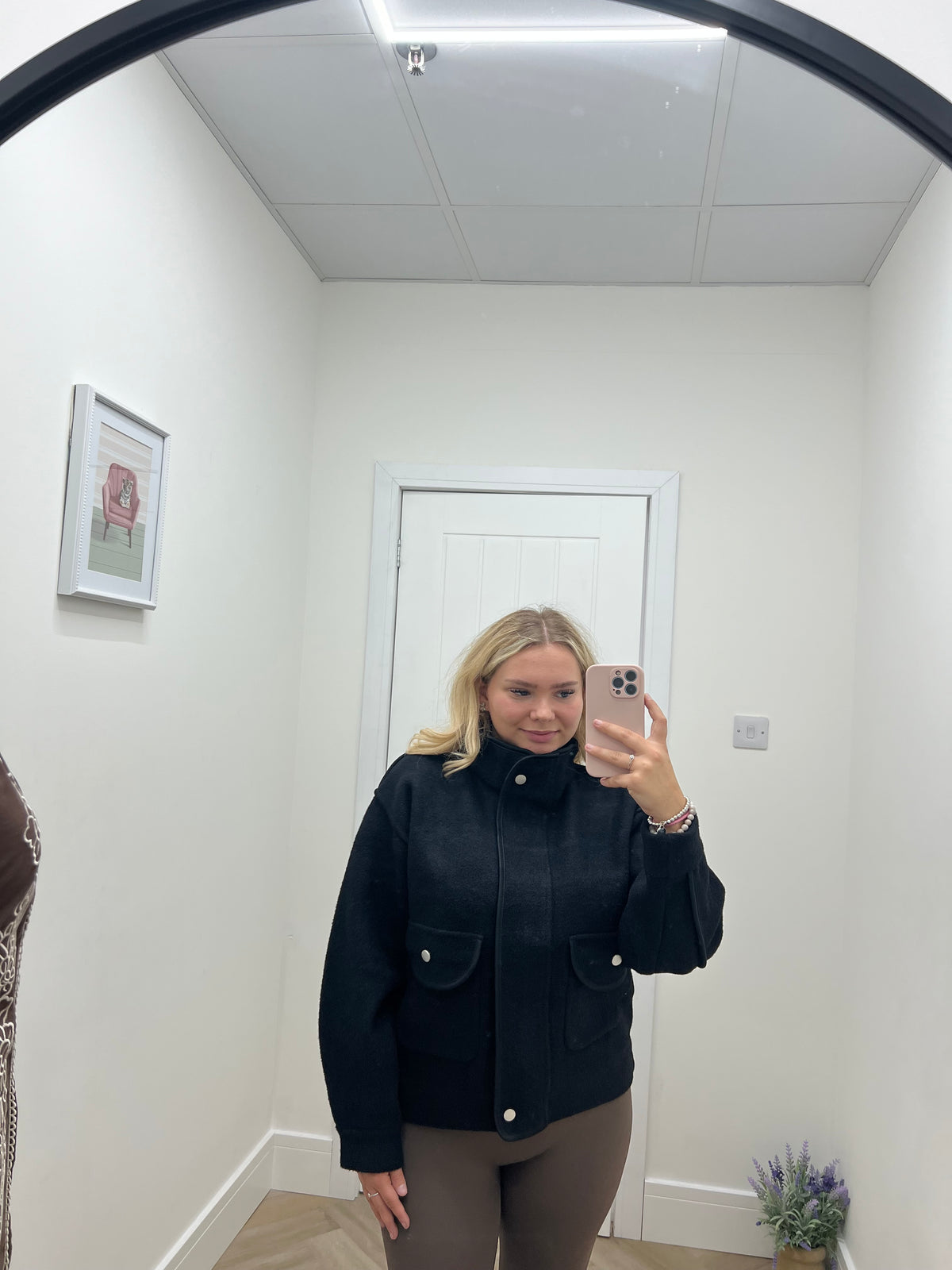 Nikki Utility Zip Knit Bomber