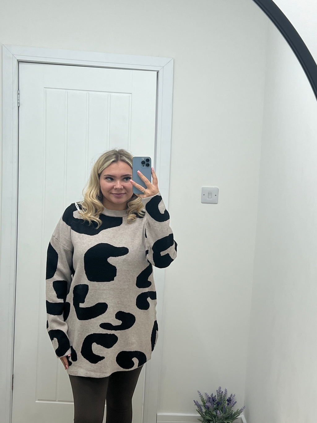 Elsie Animal Print Jumper