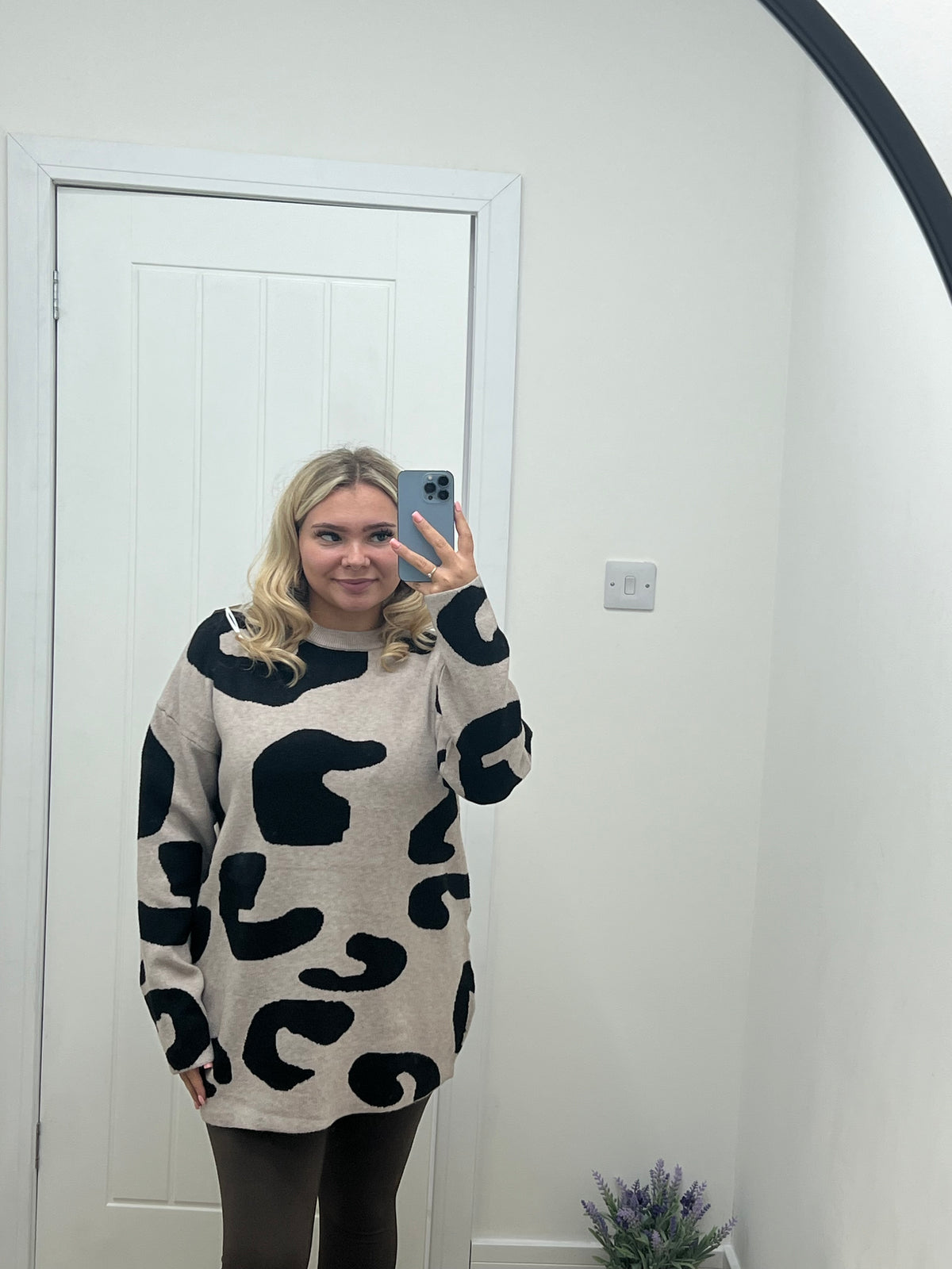 Elsie Animal Print Jumper