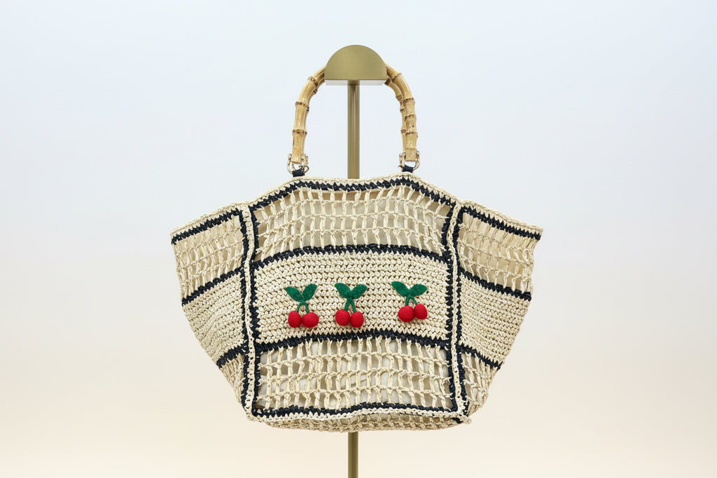 🍒 Cherry Woven Bag