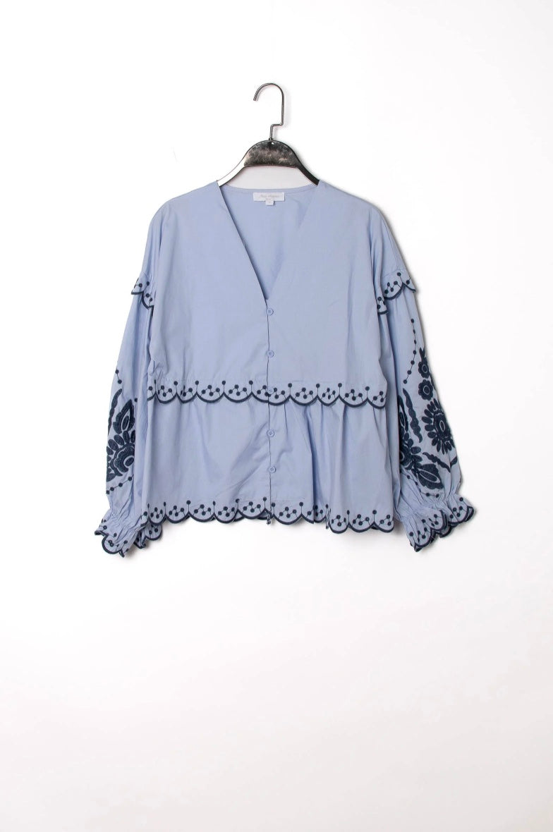 Charm Embroidered Blouse