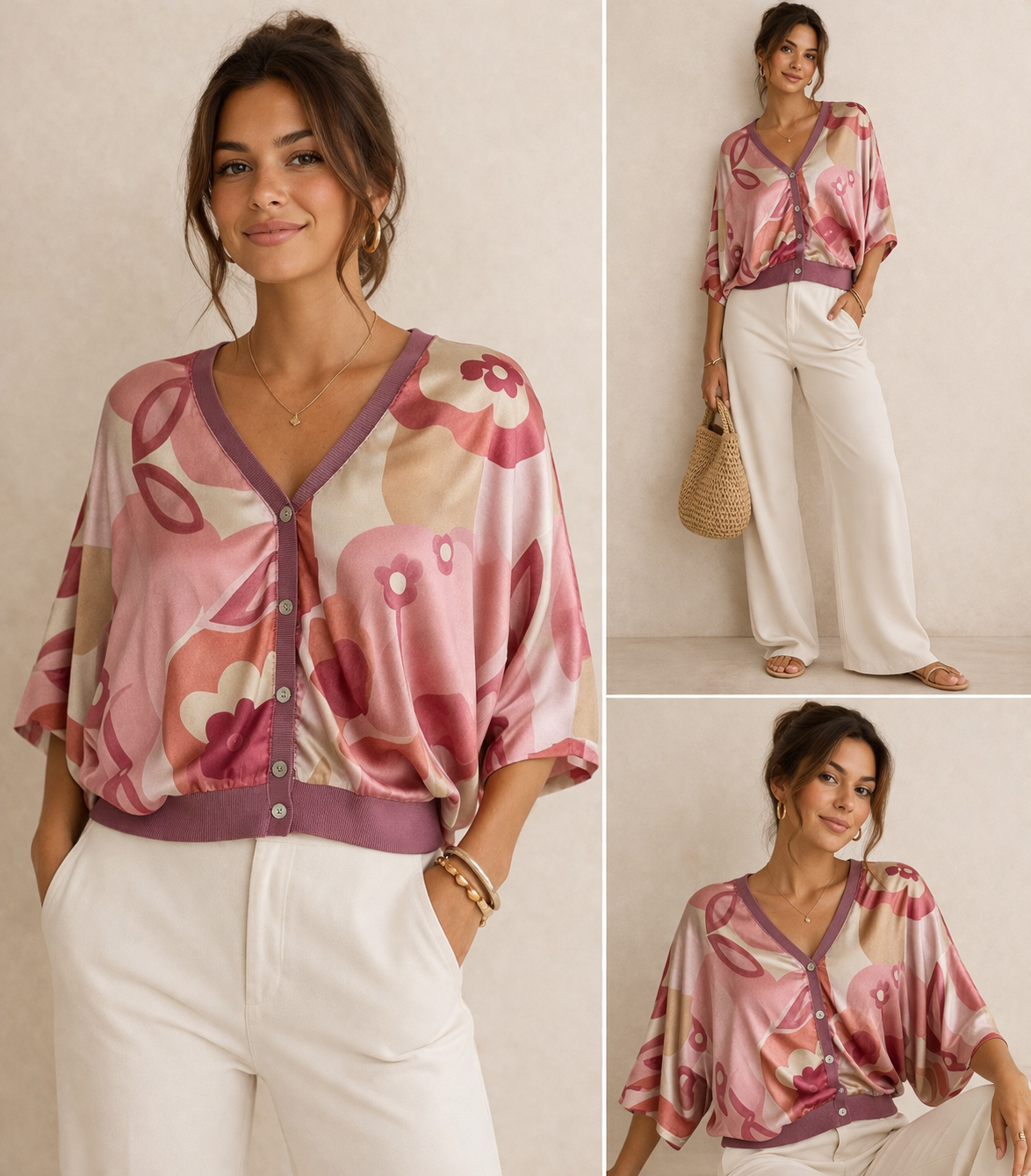 Joss – Satin Feel Top/Jacket