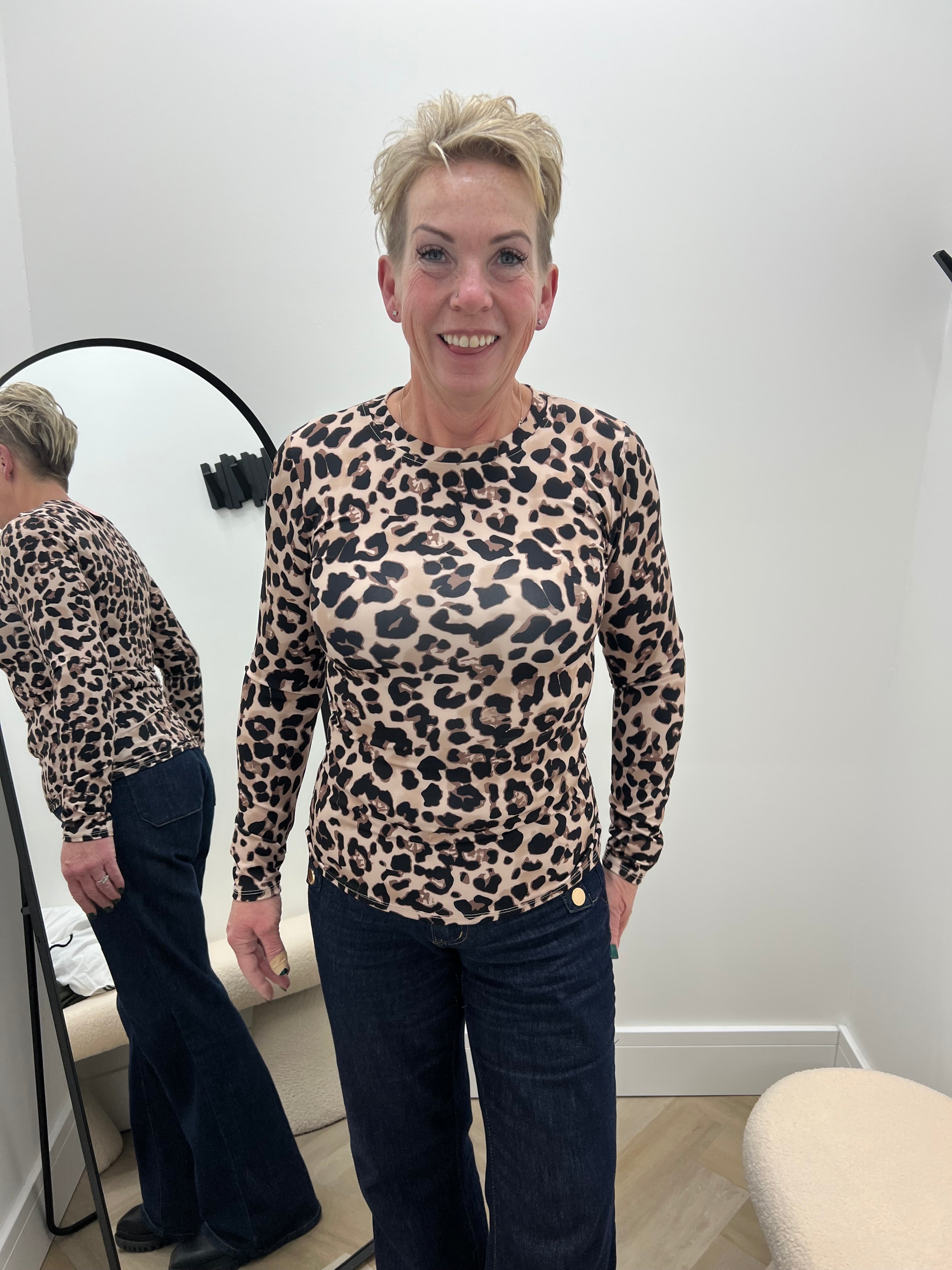 🐆 Zinna Leopard Print Top