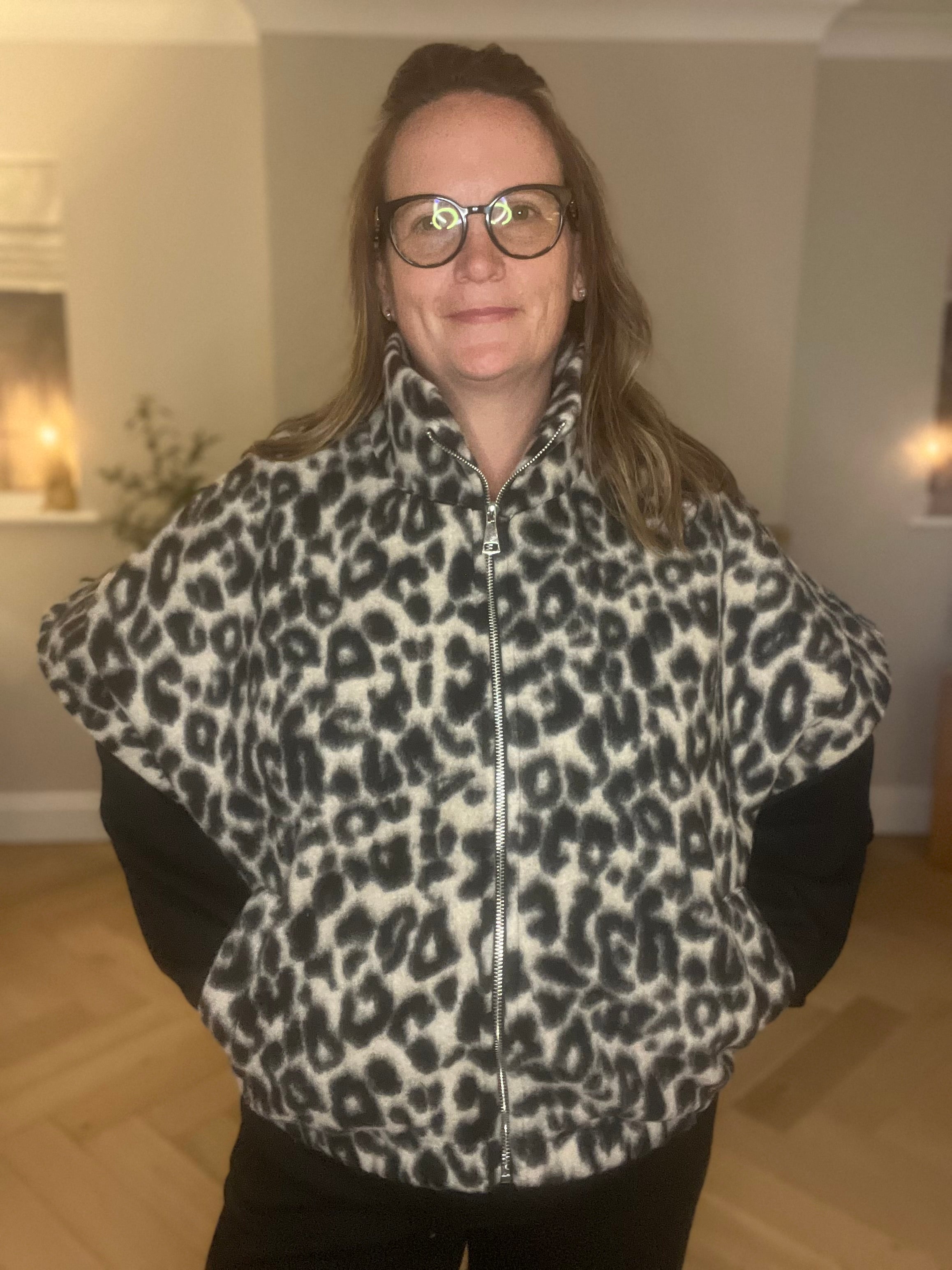 The Leni Leopard Gilet