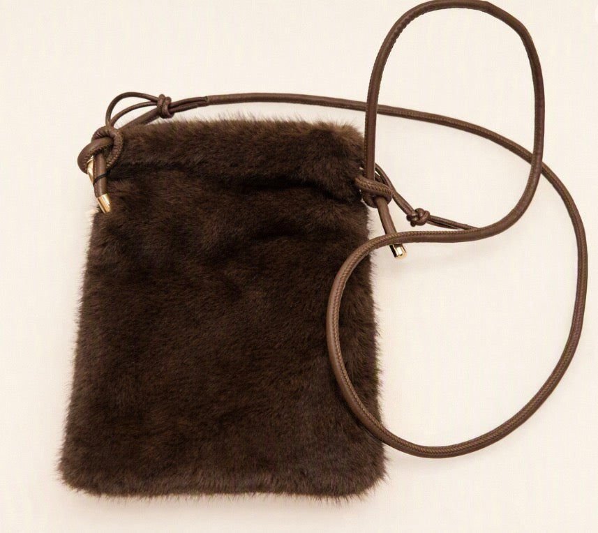 Nala Faux Fur Crossbody Bag