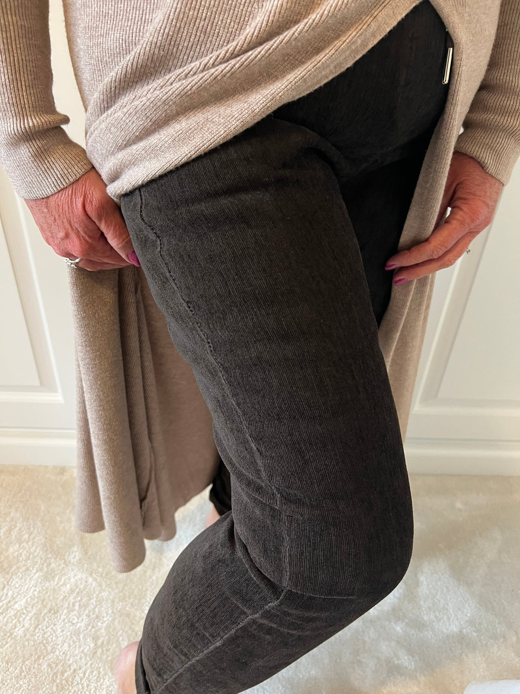 Grace Ultra Fine Needlecord Magic Trousers