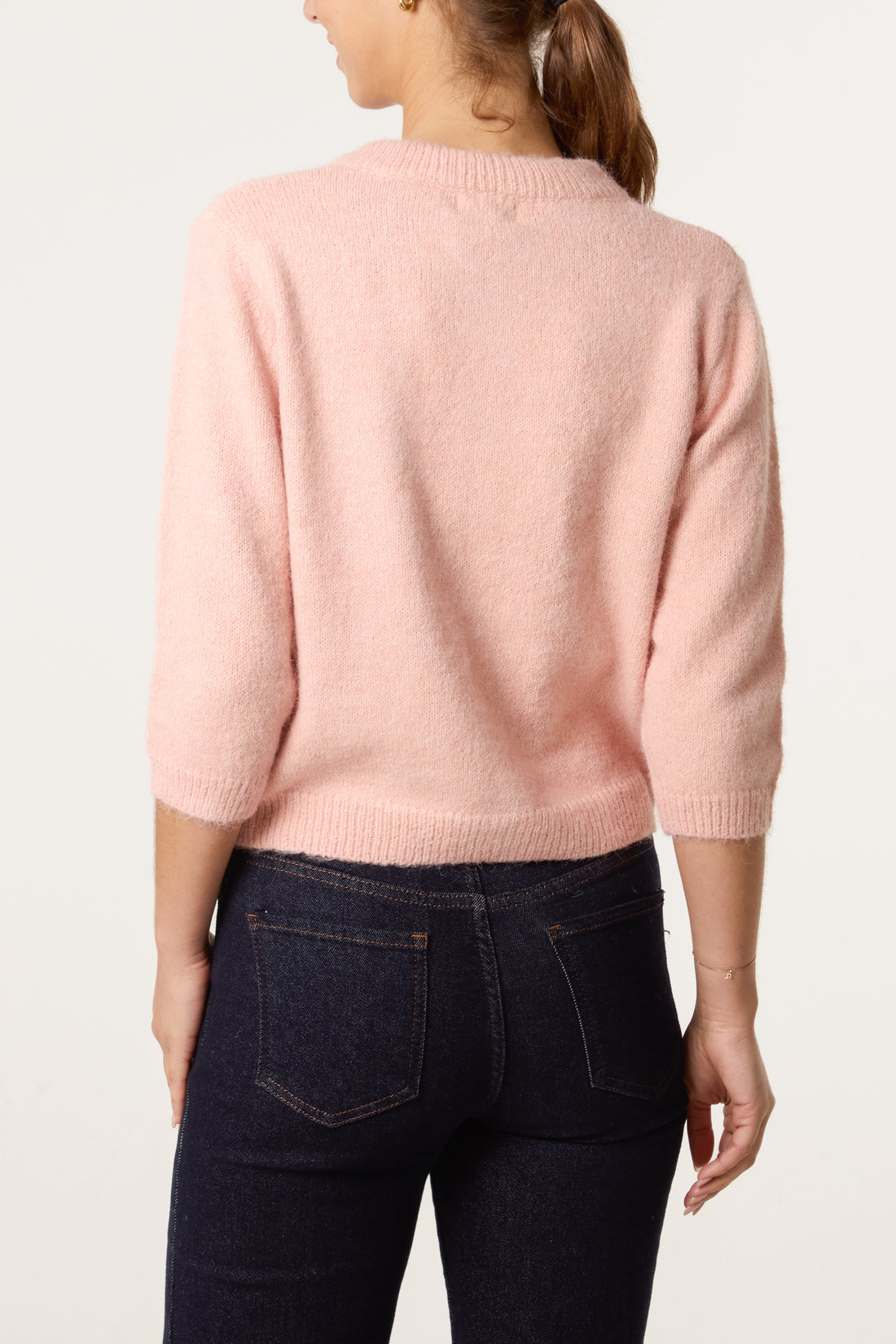 Rachel Bow Front Knit Cardigan