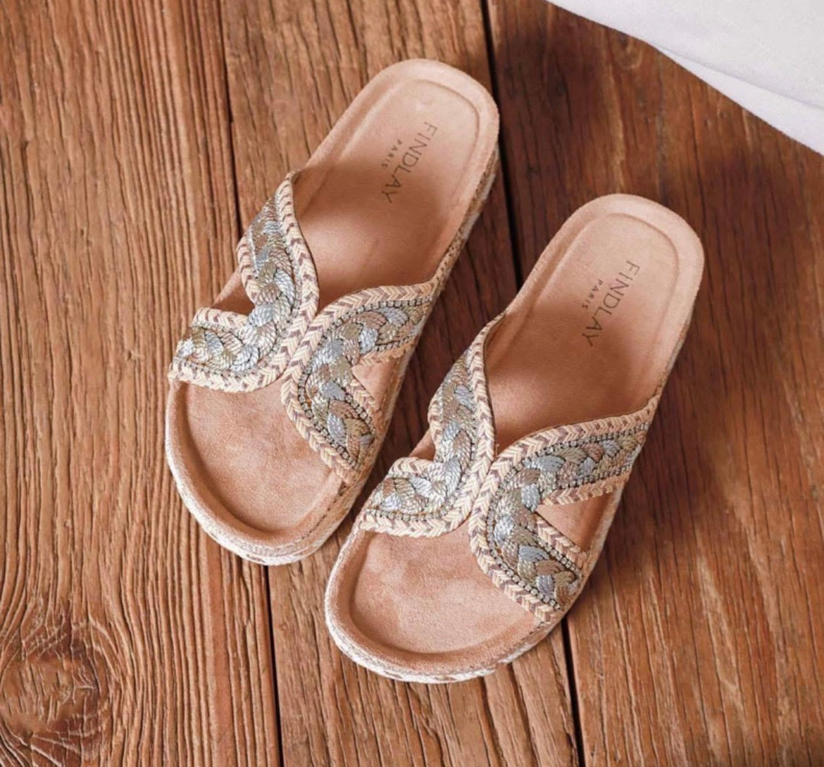 💫Woven Luxe Flatform Slider