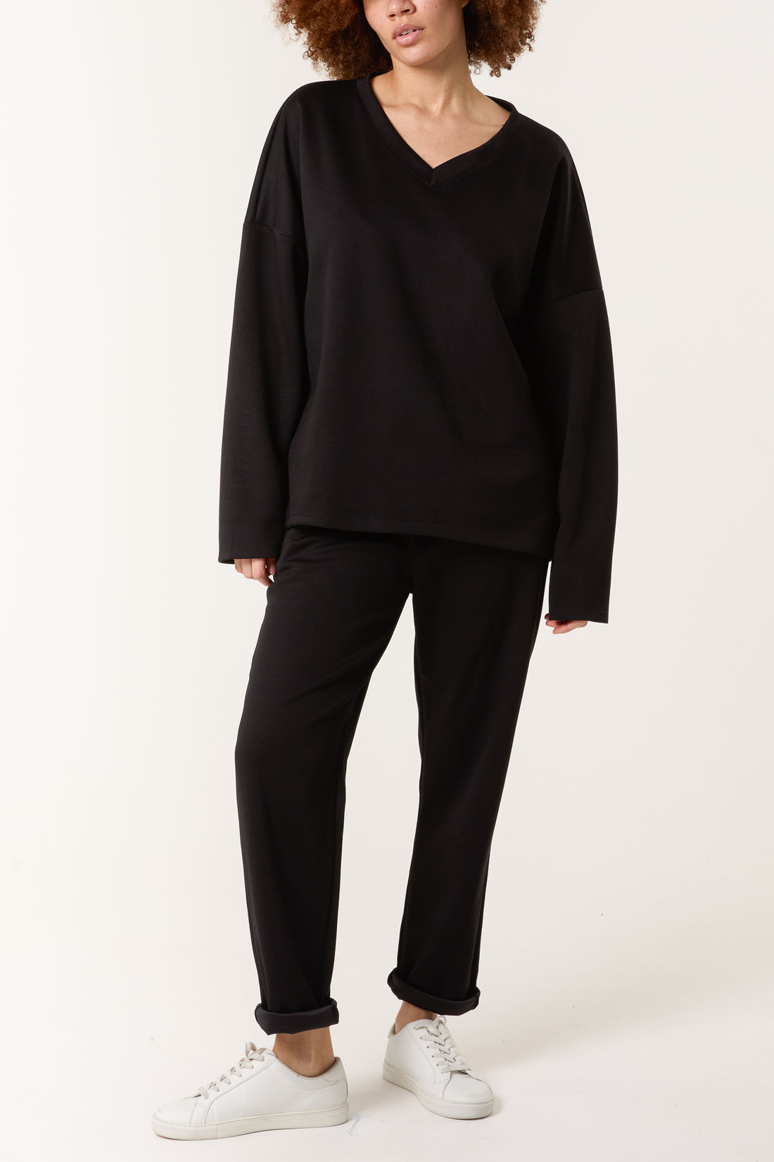 The Louna Set – Soft Touch Top & Leopard Bow Trouser