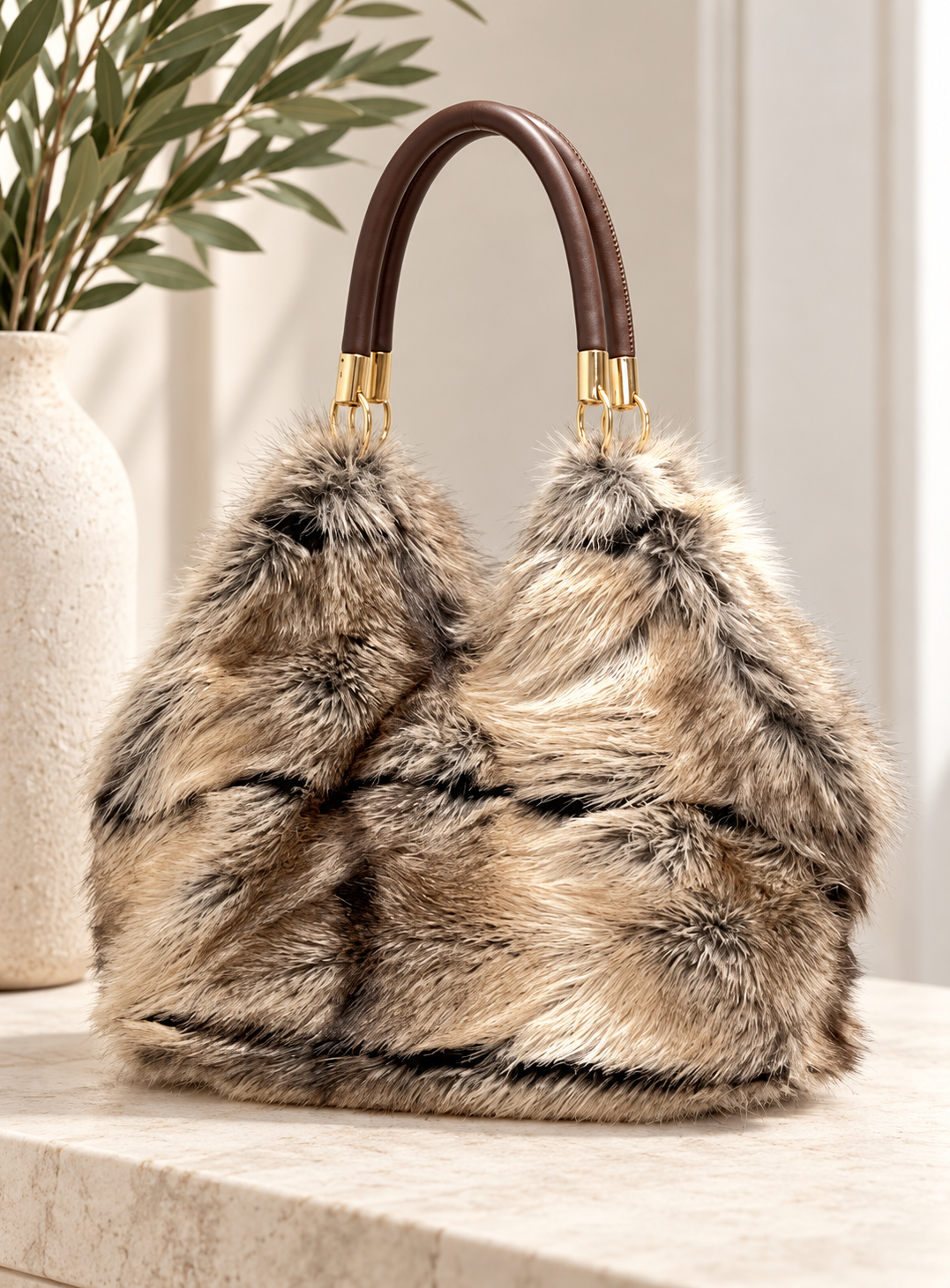 Verity Faux Fur Bag