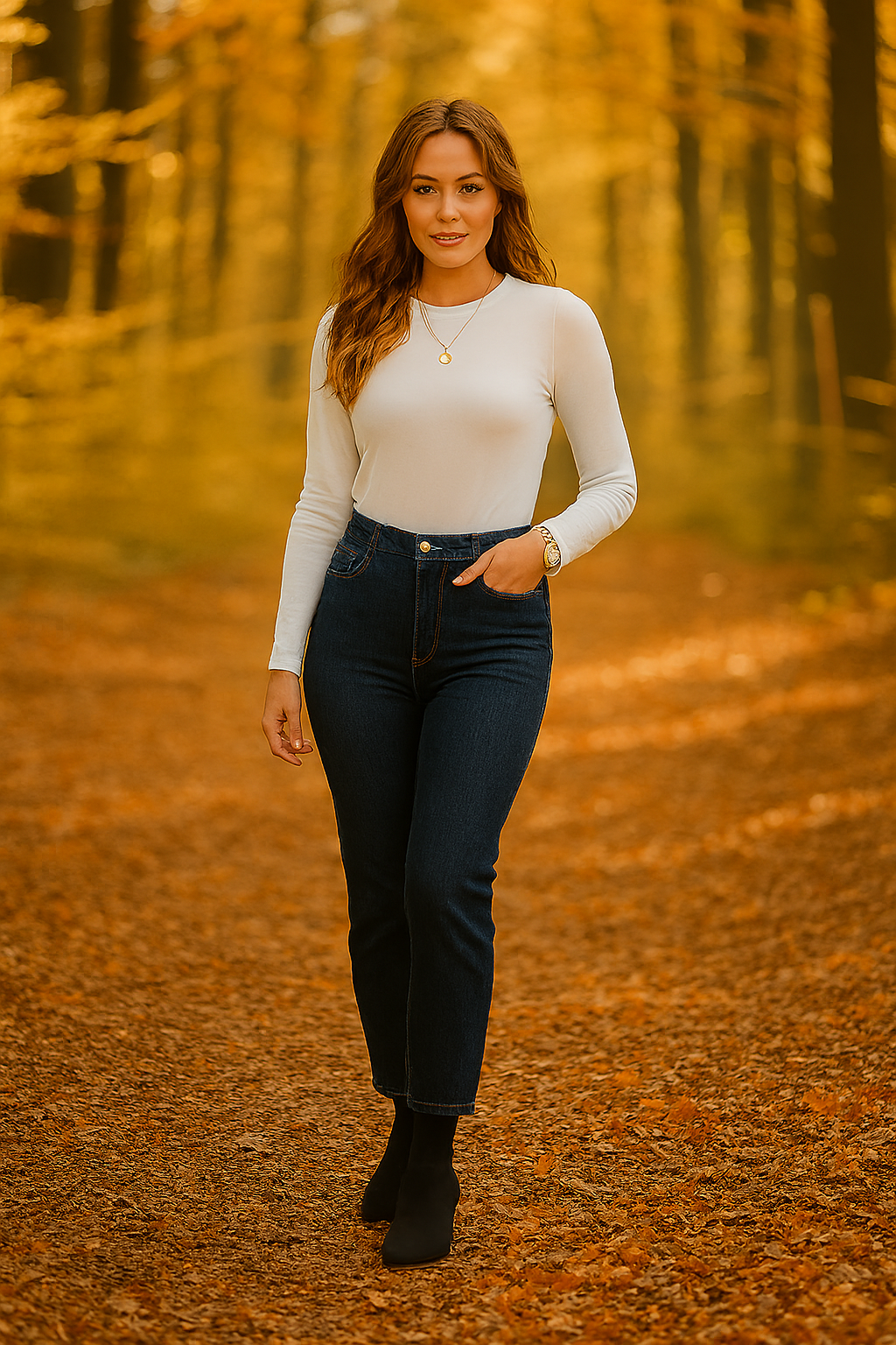 ✨ Polly Round Neck Top Long Sleeve
