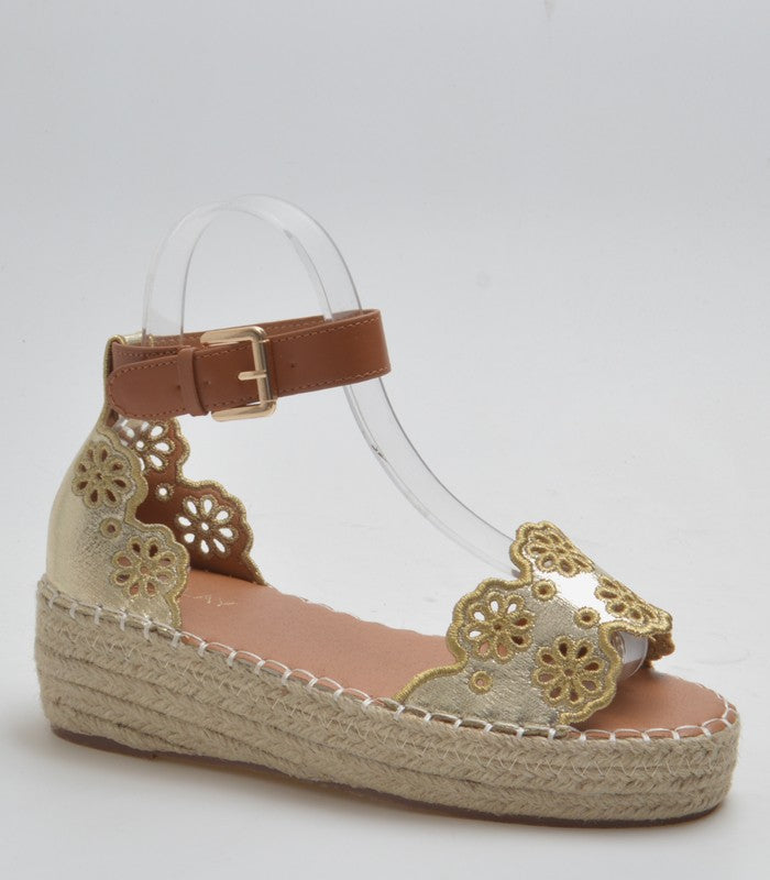 Aurelia Cut‑Out Wedge
