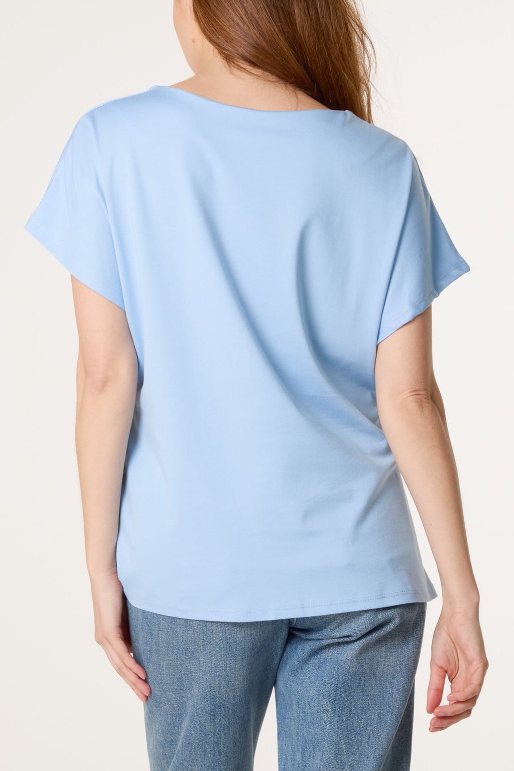 The Louise Tie Side Short Sleeve Jersey Top