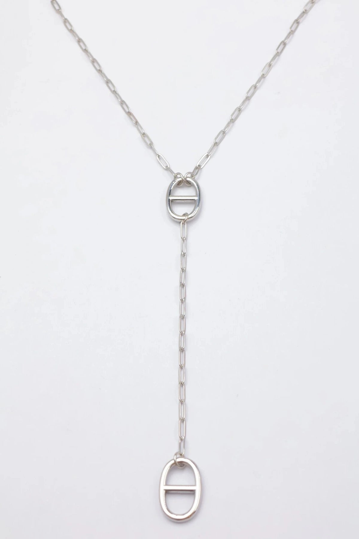 Marine Y Drop Necklace