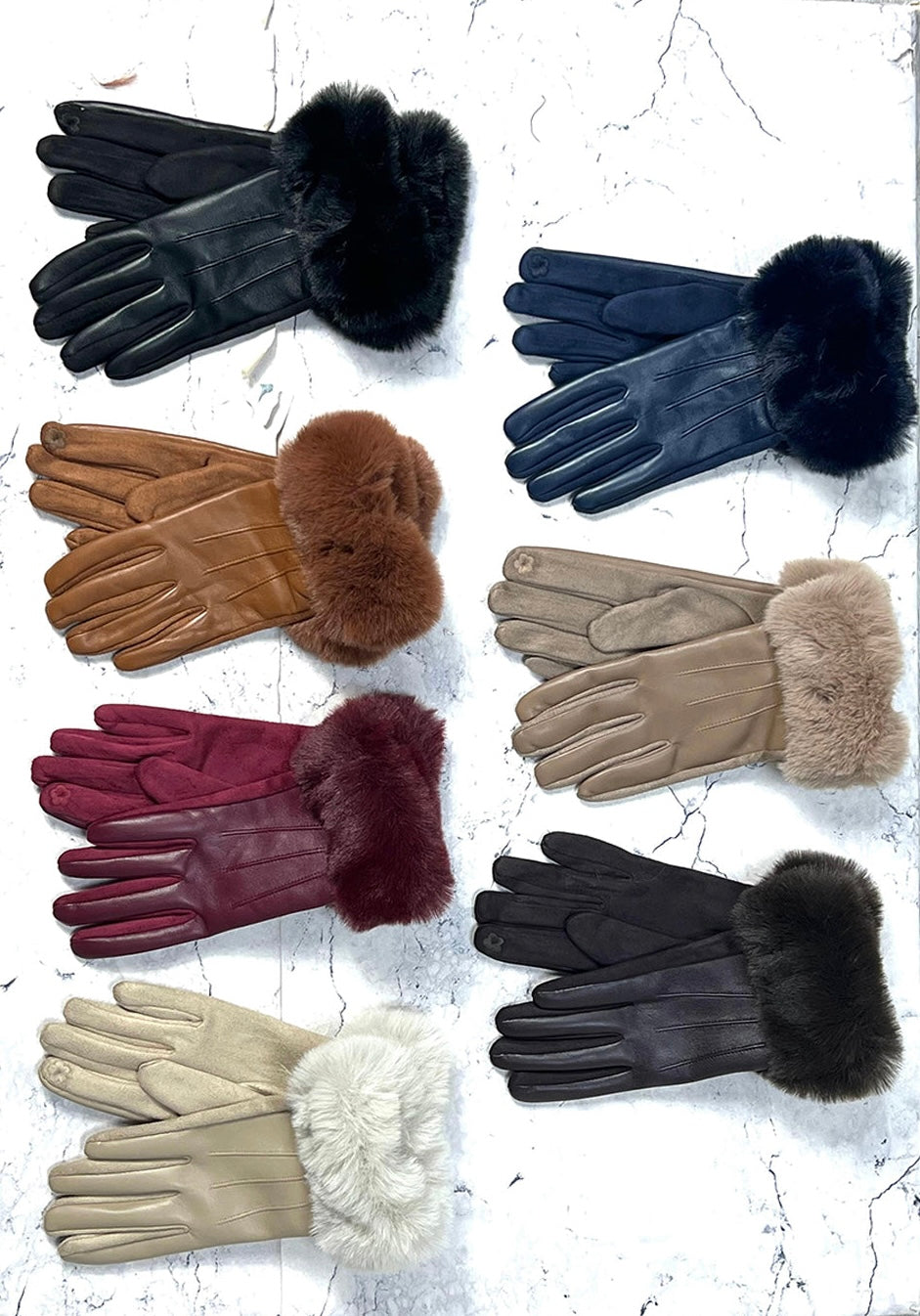❄️ Luxe Touch Faux Leather Gloves