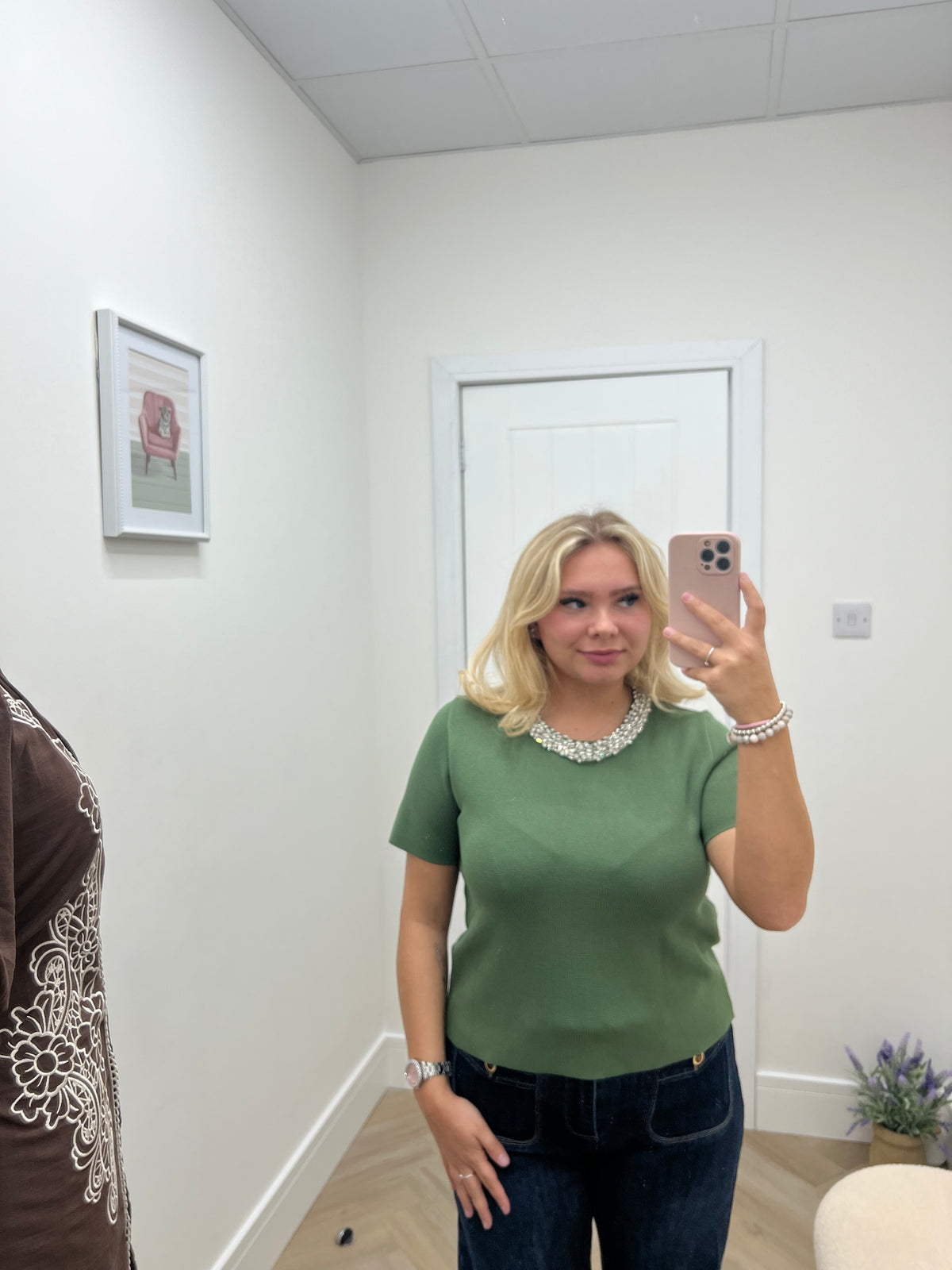 Lynn Embellished Knitted Top✨🤍