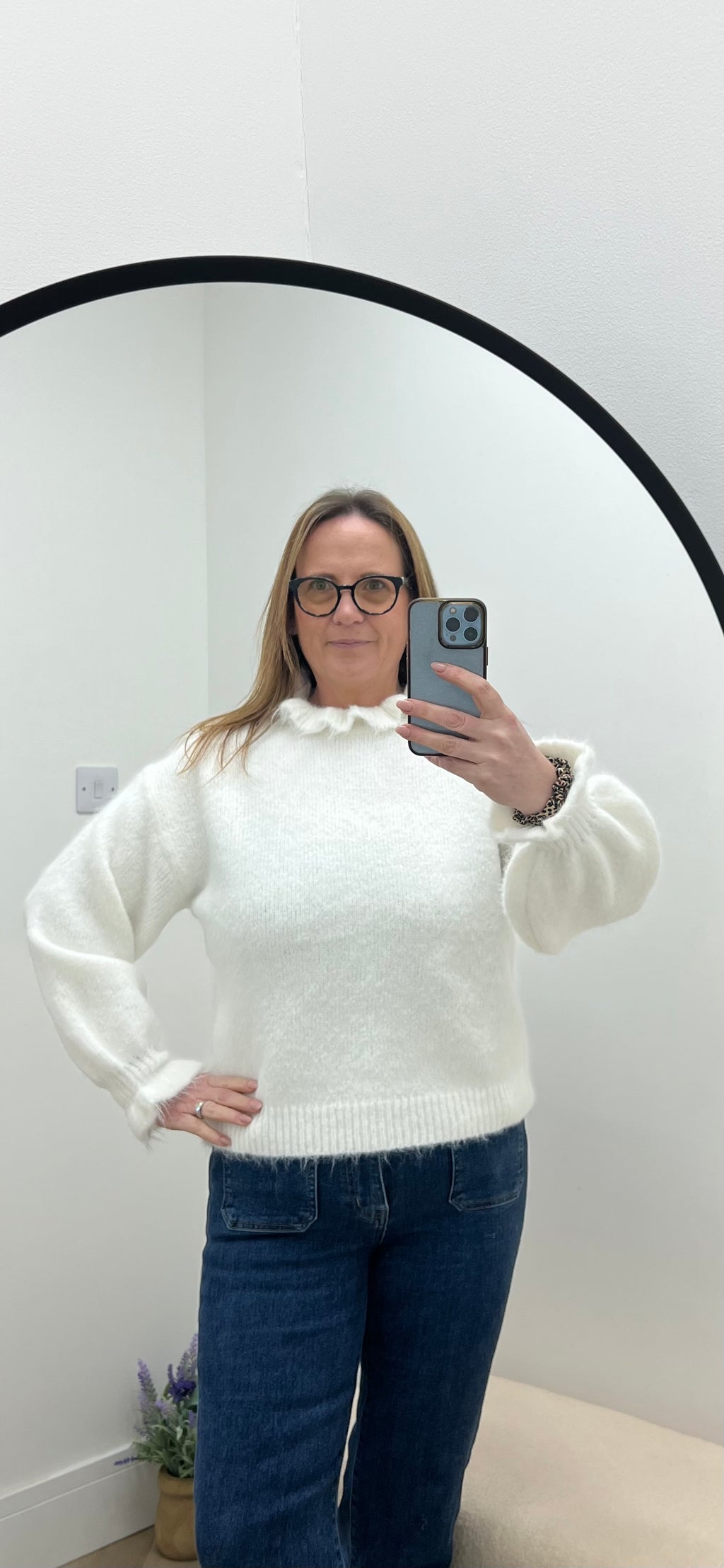 Tilly Soft Ruffle Jumper