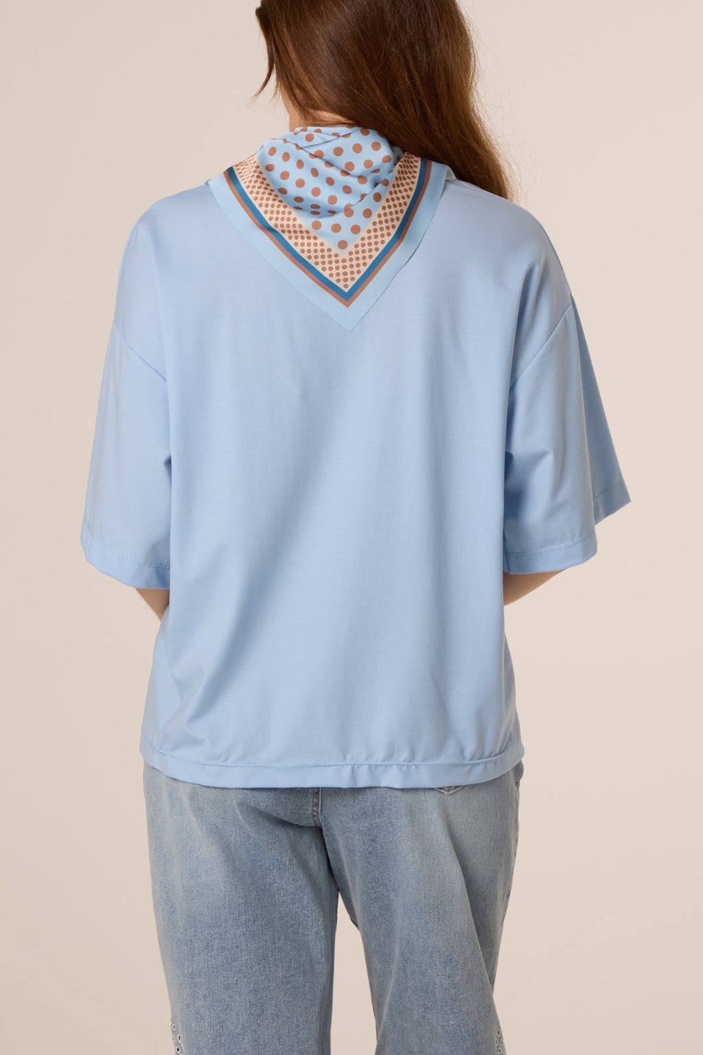 Scarlett Scarf Short Sleeve T-Shirt