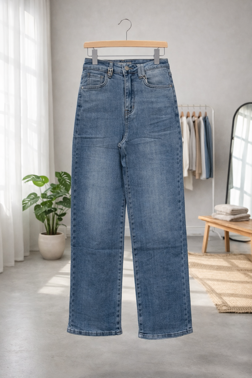 💙 Starlit Loop Wide Leg Jeans Light