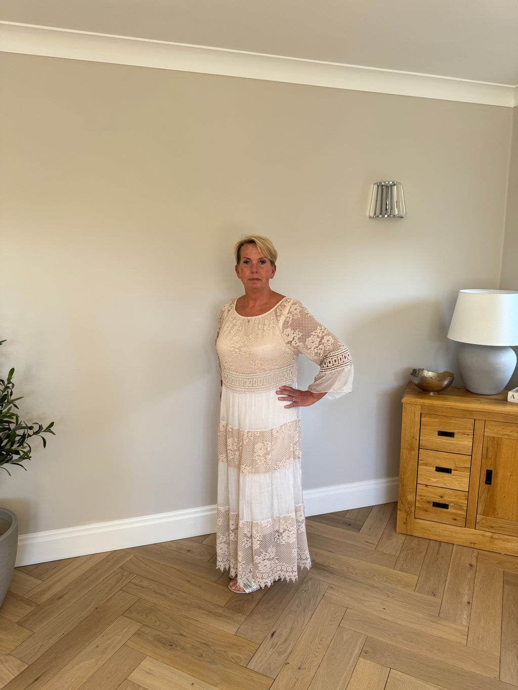Florentia Lace Maxi Dress