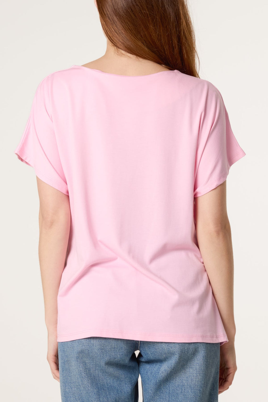 The Louise Tie Side Short Sleeve Jersey Top
