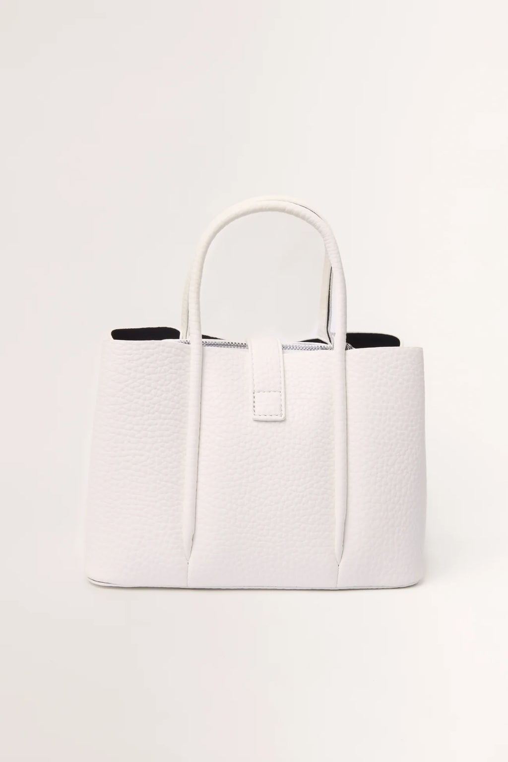 Polkadot Scarf Faux Leather Handbag