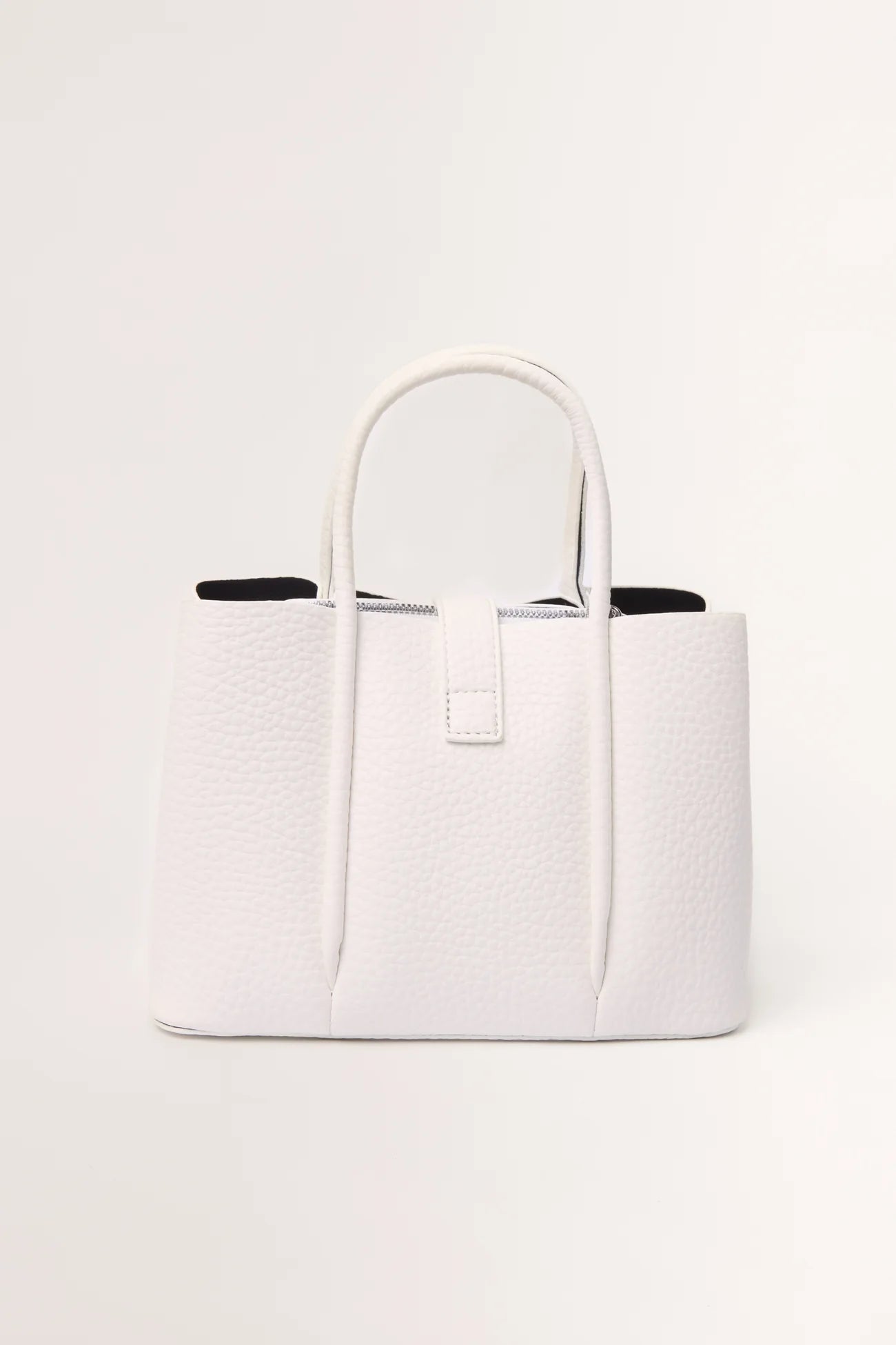 Polkadot Scarf Faux Leather Handbag