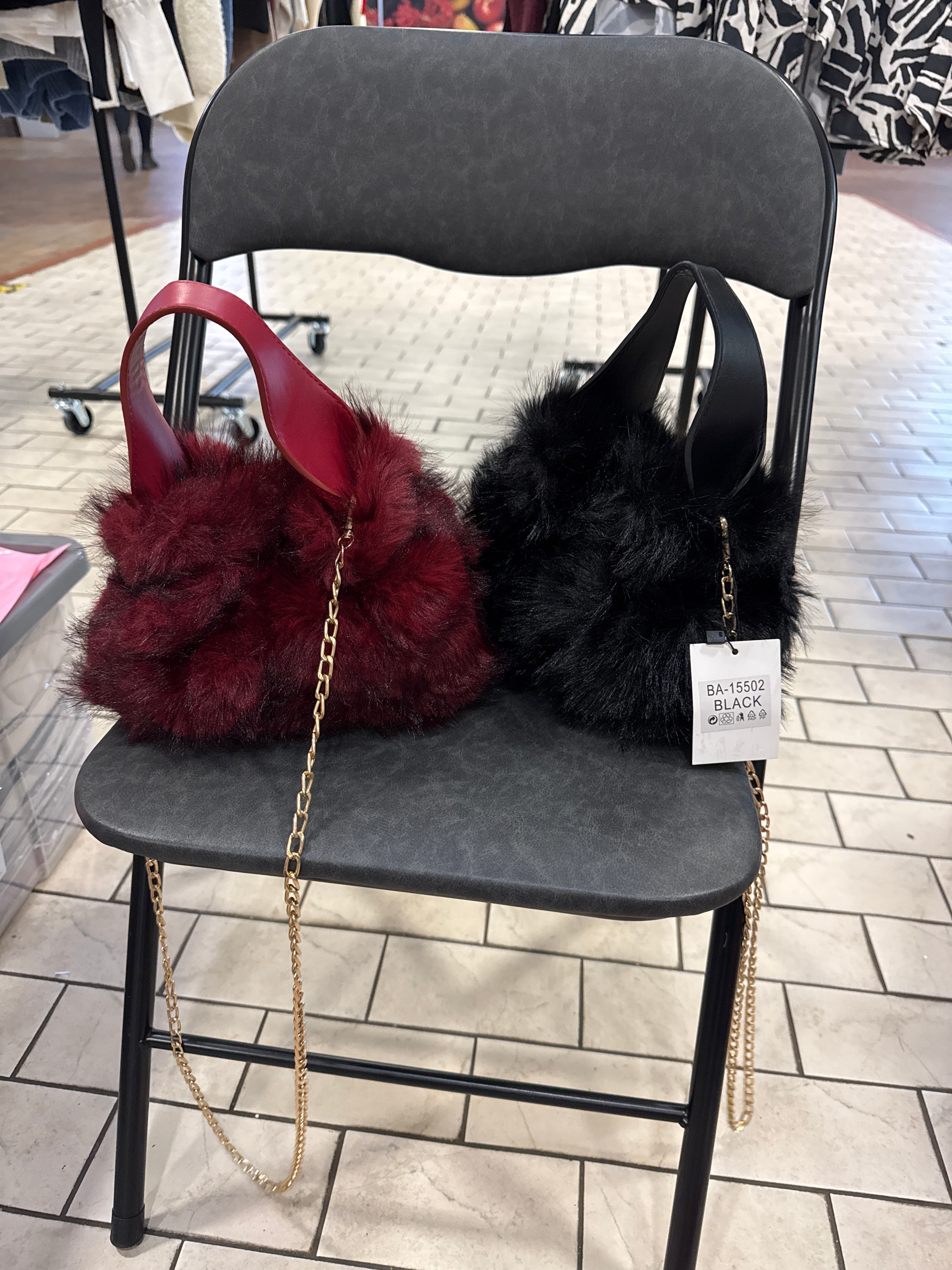 Midnight & Merlot Plush Bag