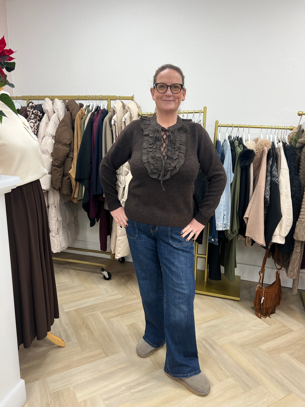 🍷 Marais Ruffle Jumper