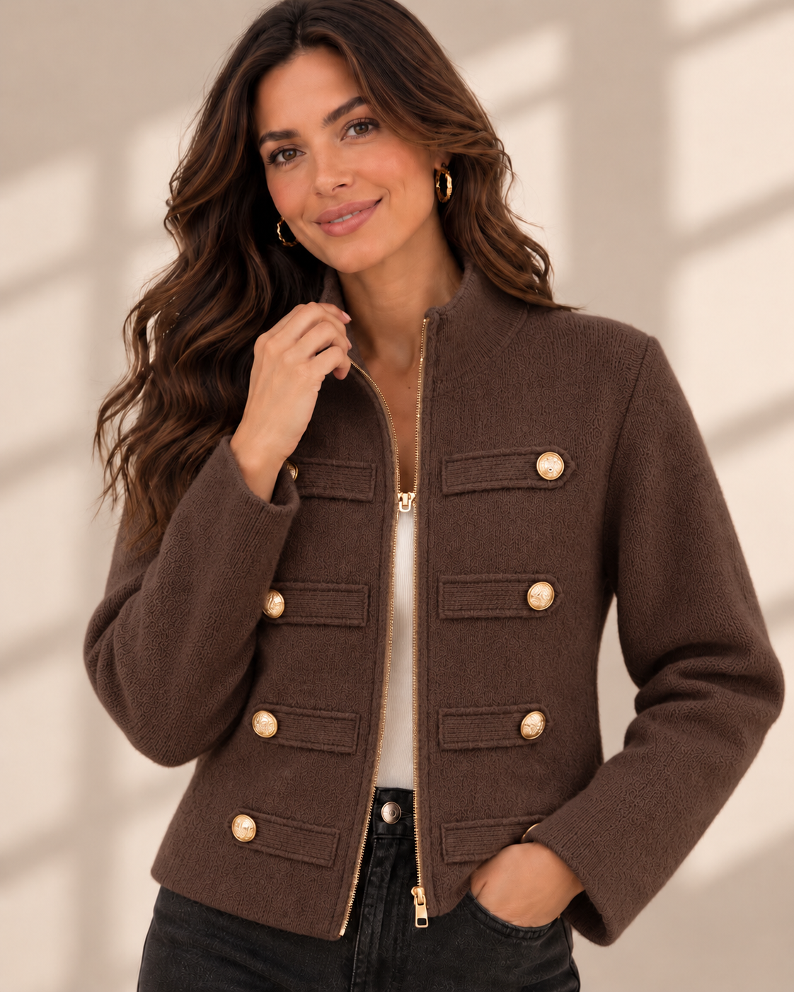 Darcie Military Jumper