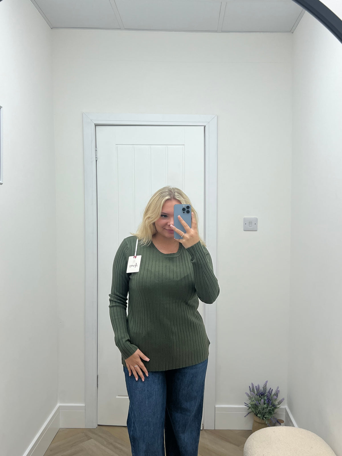 Lola Ribbed Scooped Neck Top