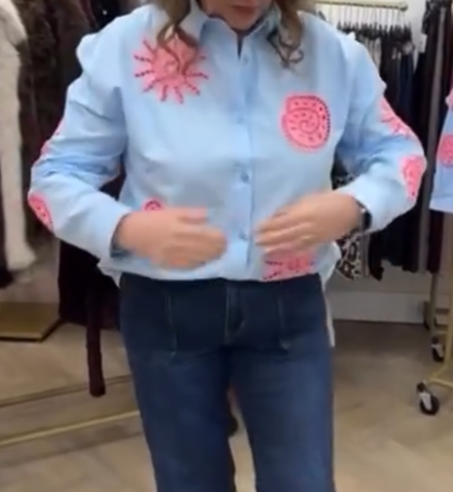 The Elodie Embroidered Shirt