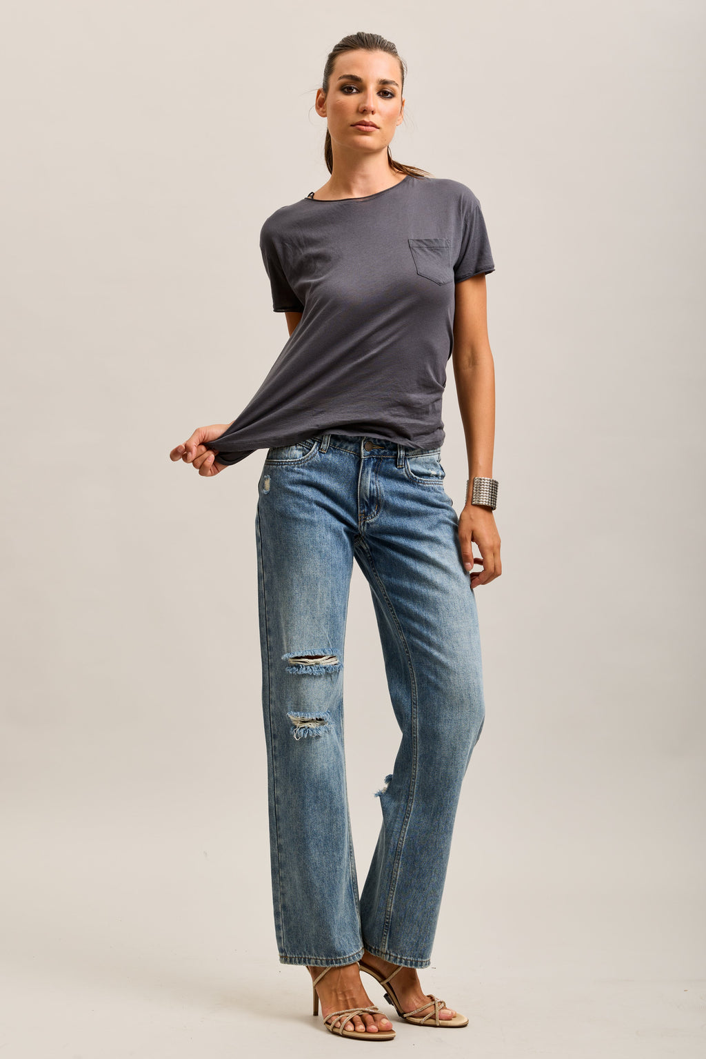 TOXIK3 WORN STRETCH STRAIGHT JEAN PANTS