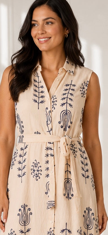 Mia Embroidered Dress