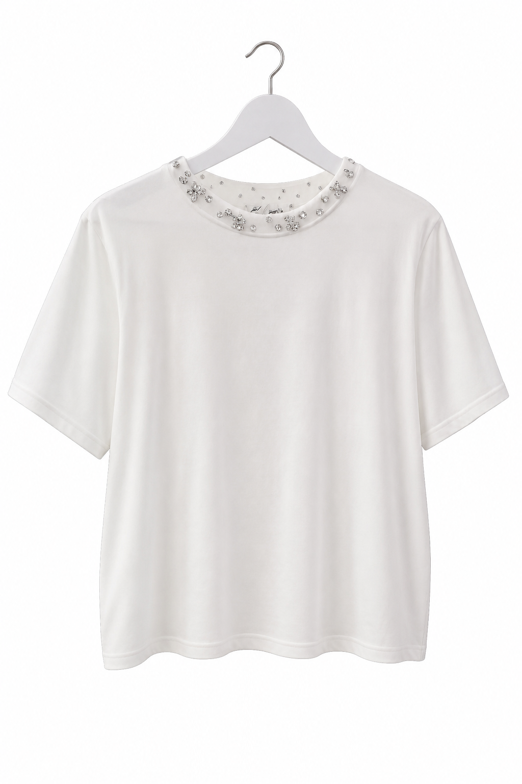 Clare crystal t-shirt💎🤍