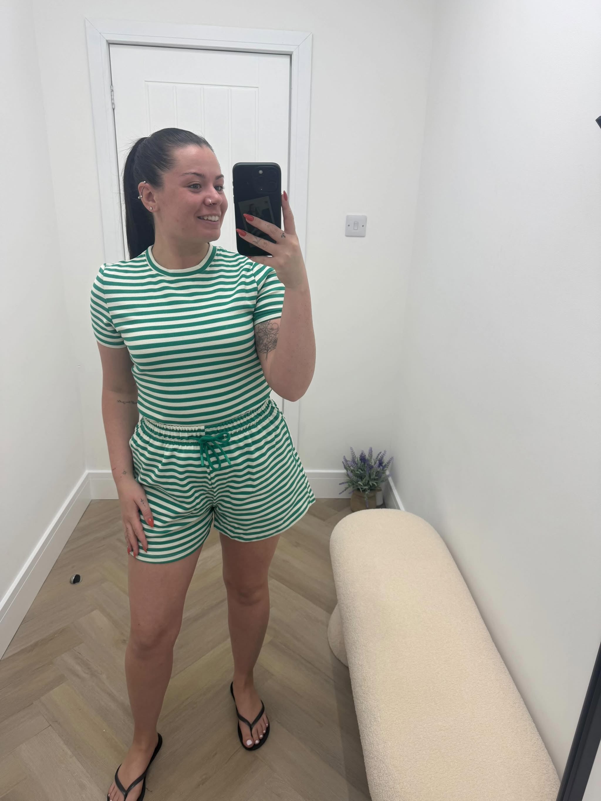 Andie Short Co‑Ord 🤎🖤💚