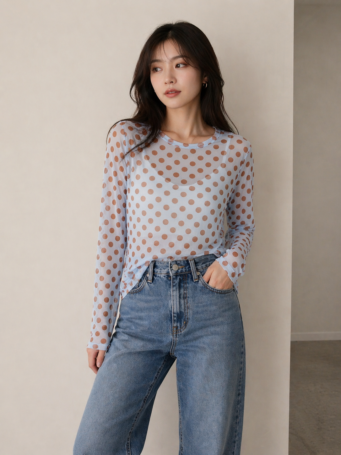 Mesh Spot Top