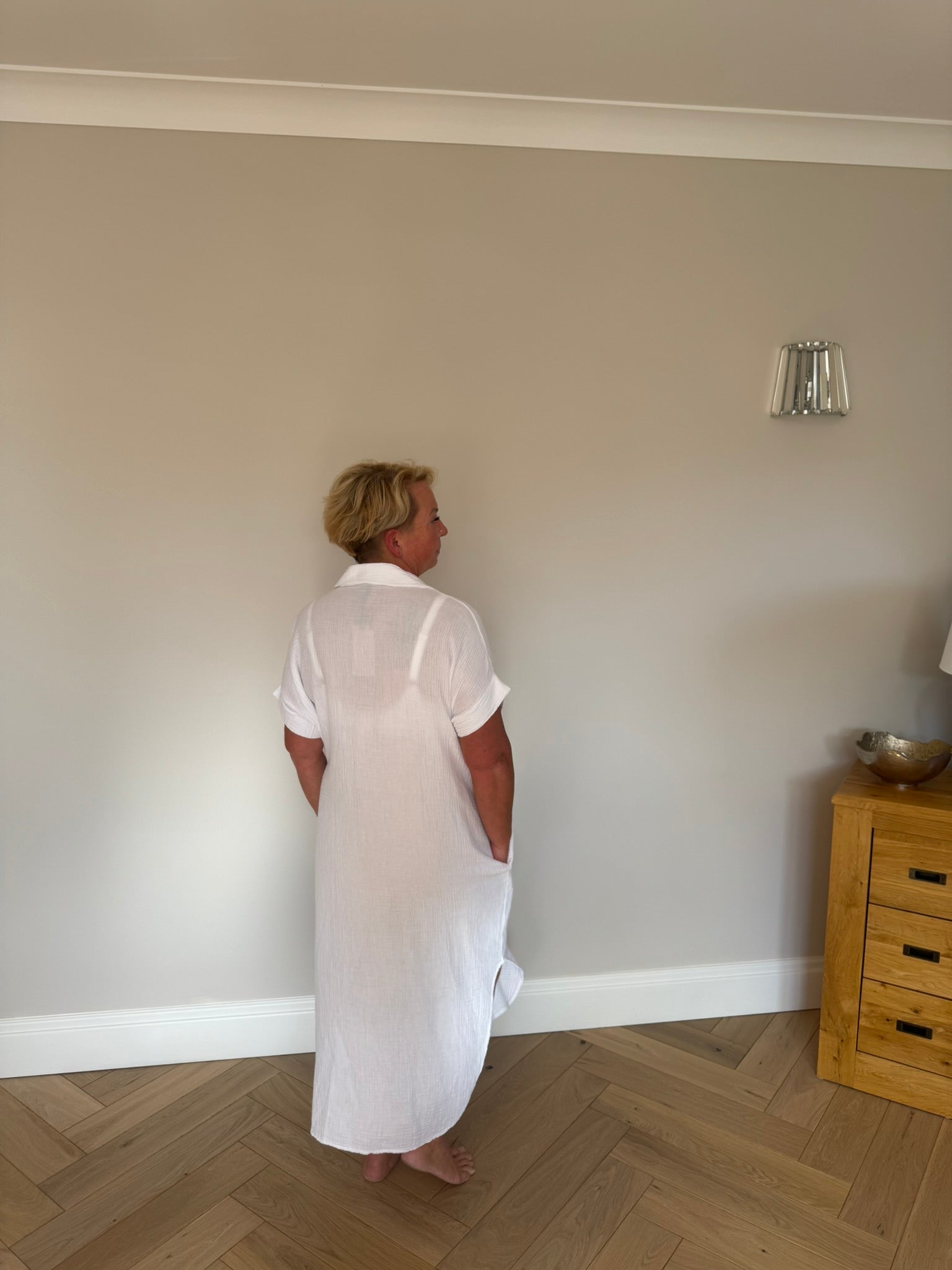 Sol Shirt Midi Dress