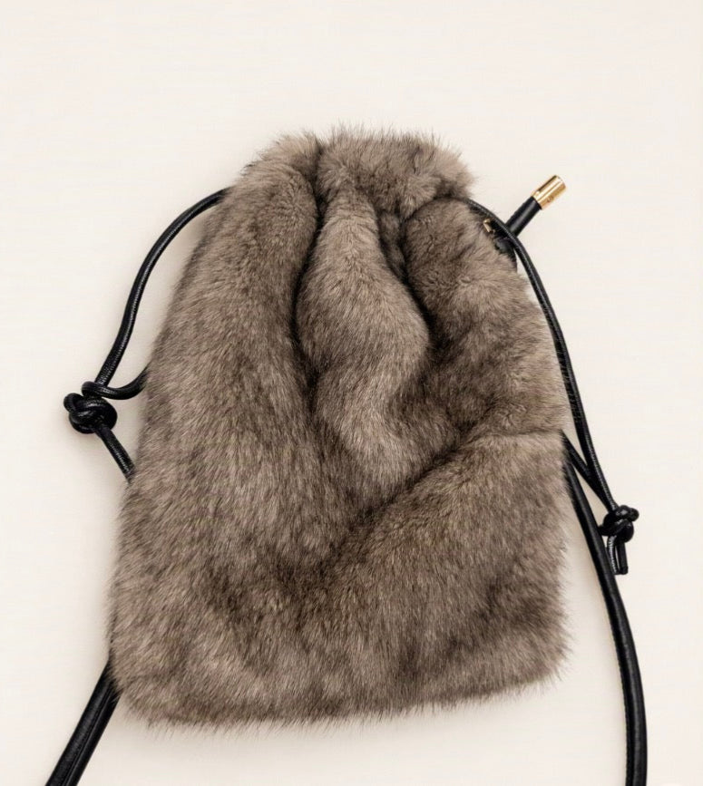 Nala Faux Fur Crossbody Bag