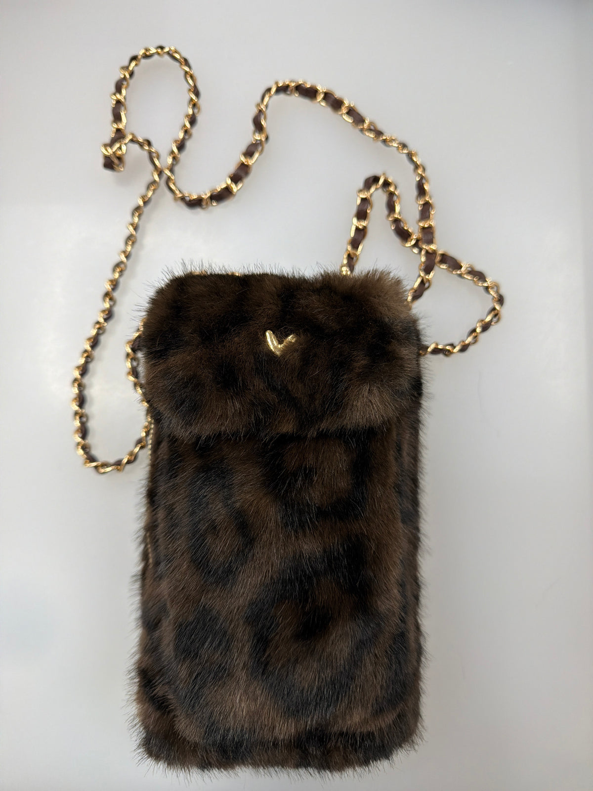 Luna Heart Faux Fur Bag