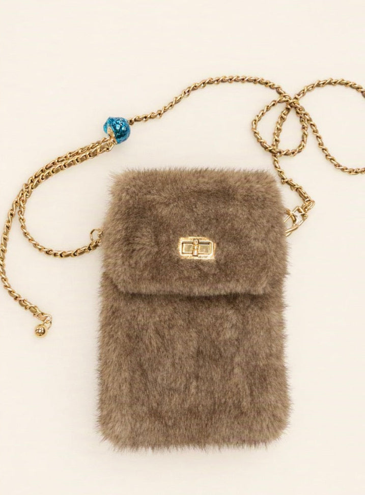 Fifi Faux Fur Crossbody Bag