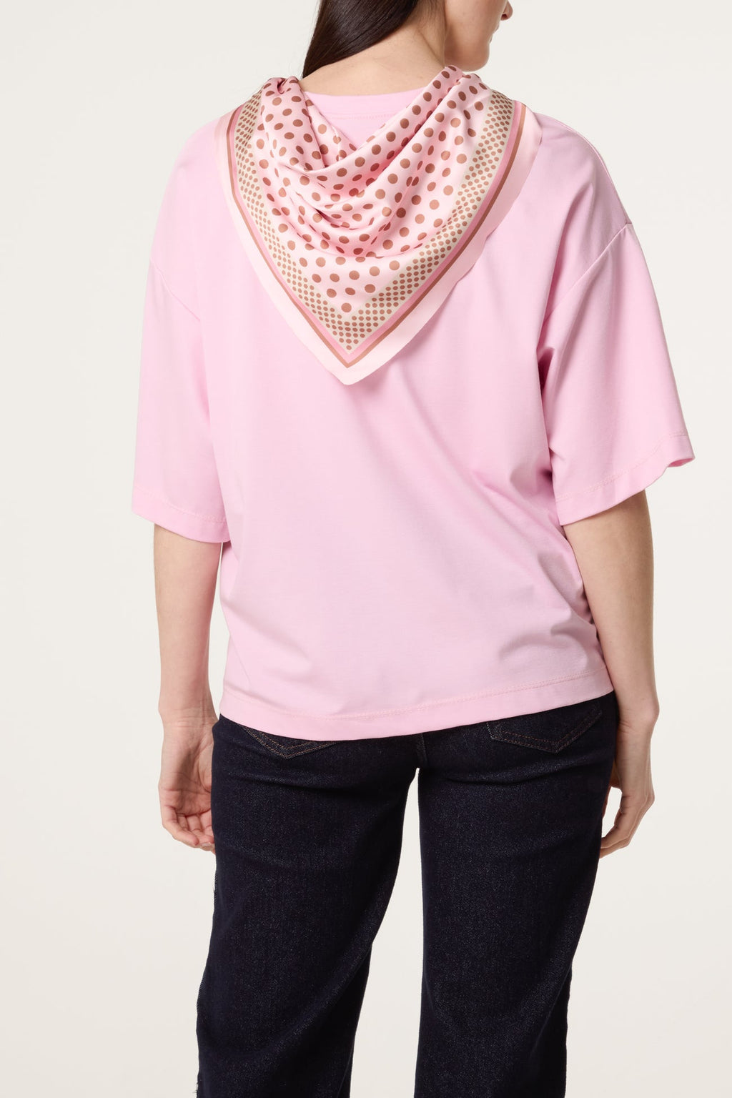 Scarlett Scarf Short Sleeve T-Shirt