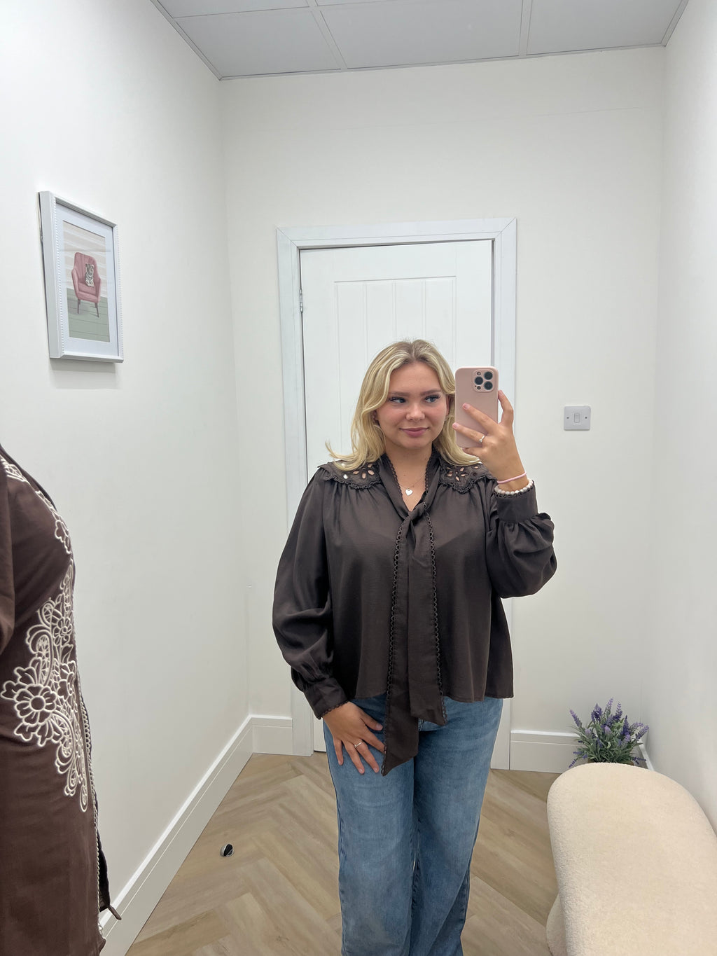 Cut Out Blouse